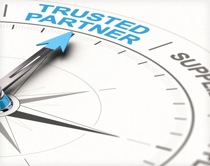 compass points to trusted partner instead of supplier