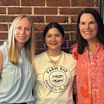 Rebecca, Karla, and Maribeth at the Wheelhouse Group offices